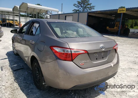 2015 Toyota Corolla L from USA, damaged, VIN 2T1BURHE6FC431197